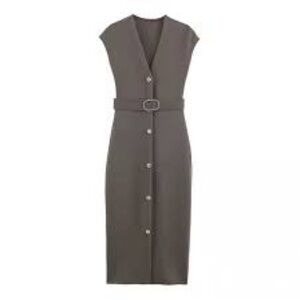 55. 15-17”PTP Zara Dress + Olive Green